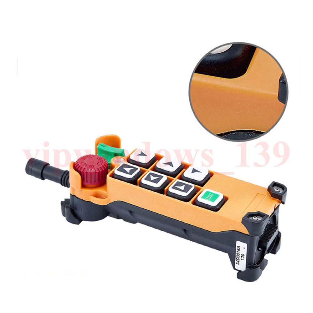 Crane Radio Industrial Remote Control Transmitter&Receiver One Dual Step Buttons