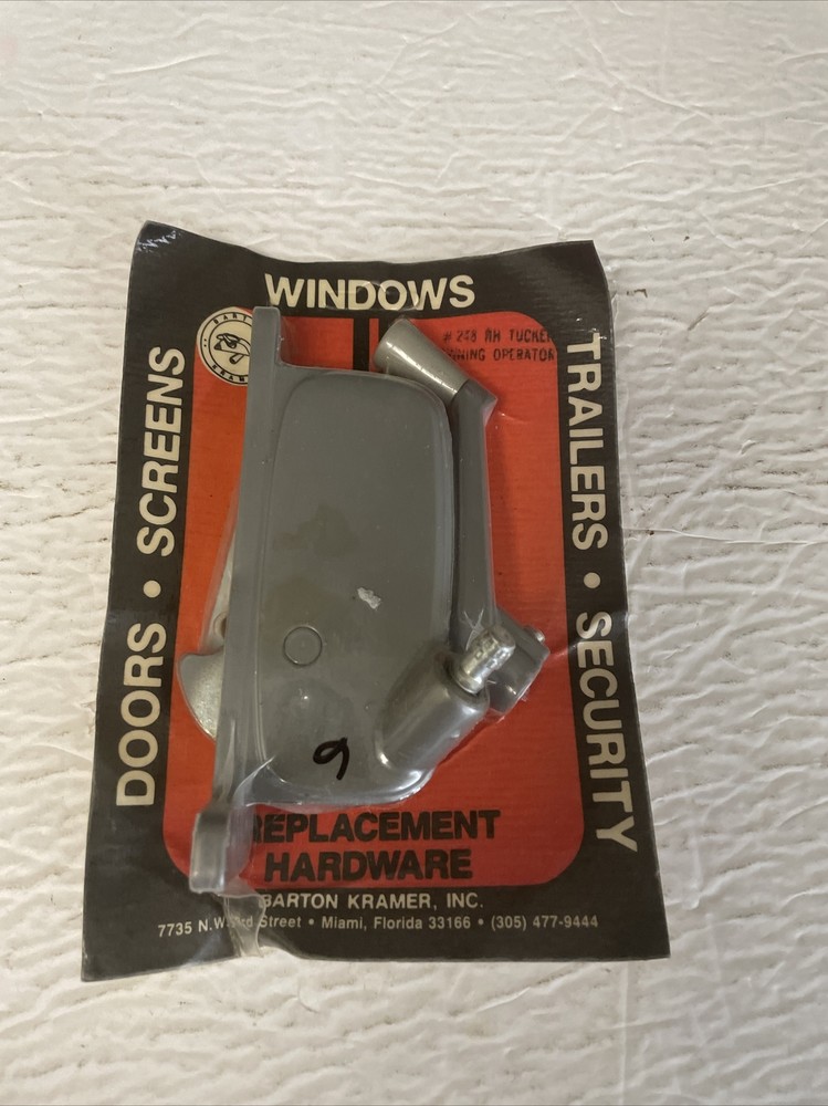 Barton Kramer Right Hand #248 Tucker Awning Handle Window Operator Brand New