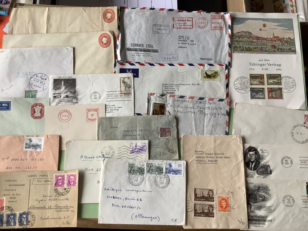 worldwide covers & postcards 37  items Ref A1877