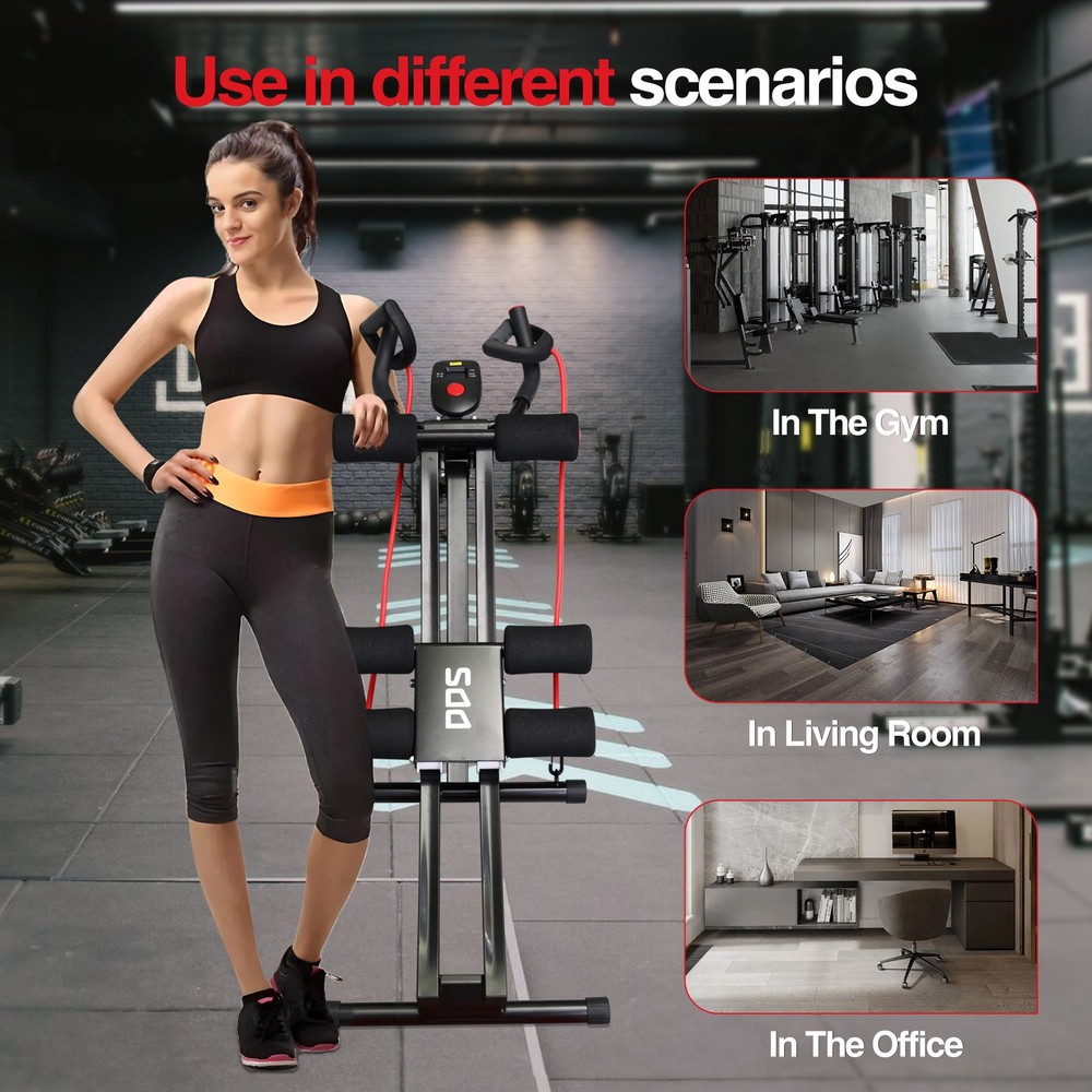 NEW Ab Trainer Machine Coaster Abdominal Crunch Trainer Core Abdominal Workout