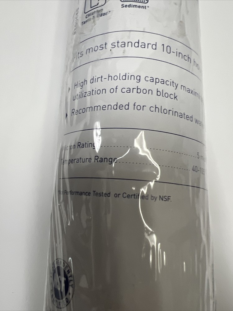 Pentair C1 5 Micron Standard 10 Inch Undersink Carbon Impregnated Water Filter