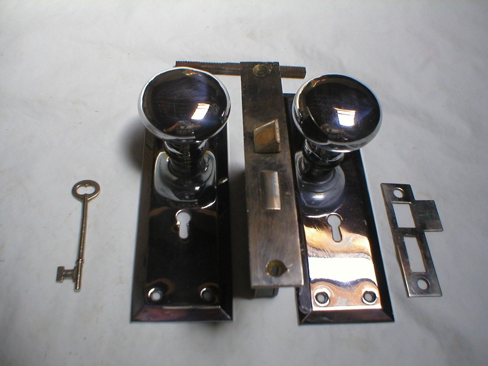 Antique Chrome Door Hardware