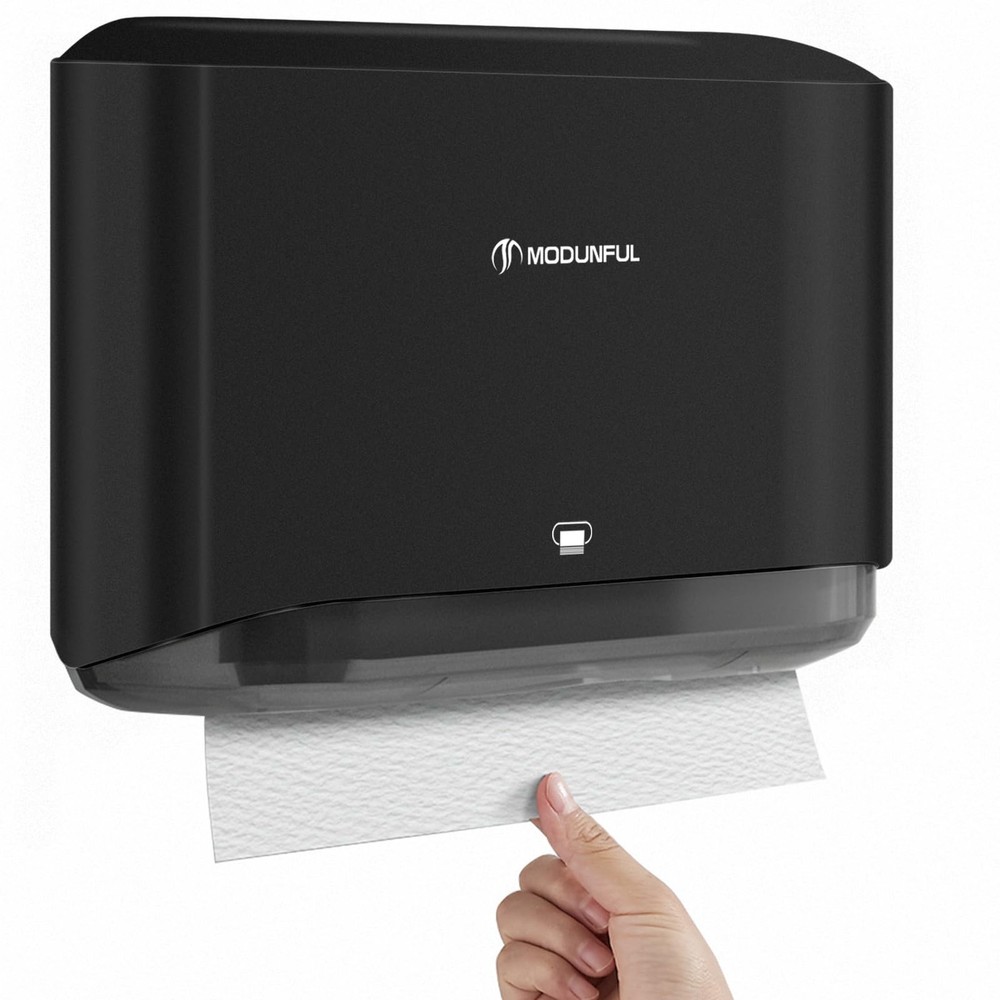 Multifold/Trifold/C Fold Papers Dispenser Bathroom Wall Mount Holder Black