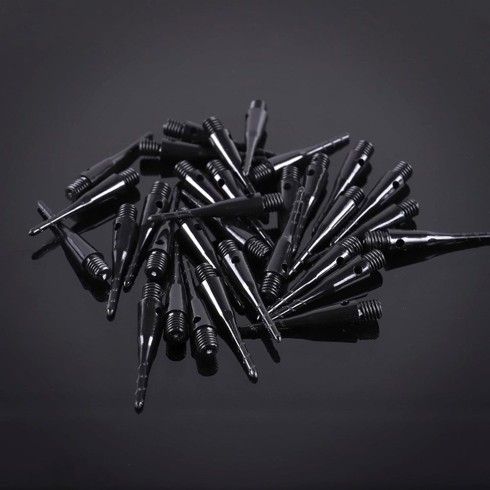 CyeeLife 2BA Thread Soft Tip Dart Point 200 Pack, Accessory - Black
