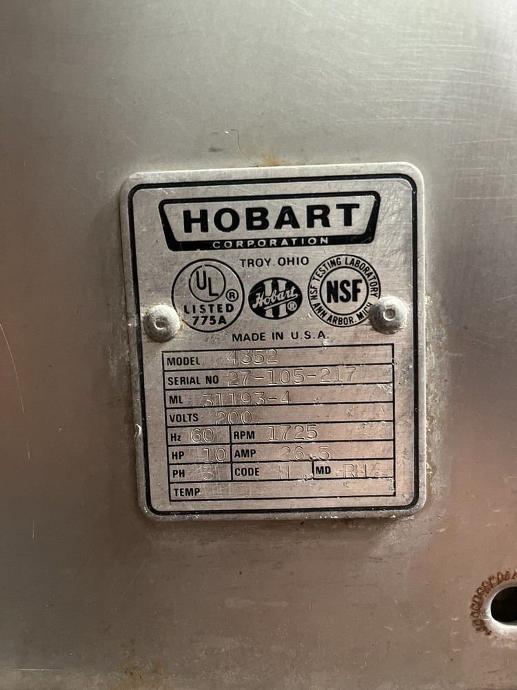 Hobart Mixer Grinder 52