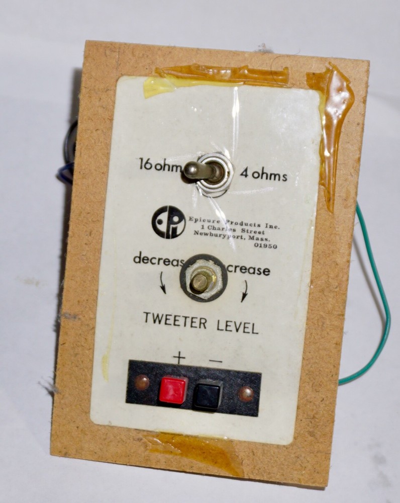 EPI / Epicure M202 Crossover. 1 Crossover Offered