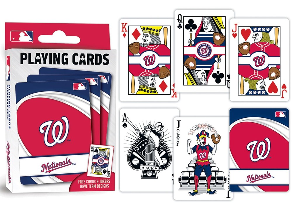 Washington Nationals Playing Cards – MLB Deck