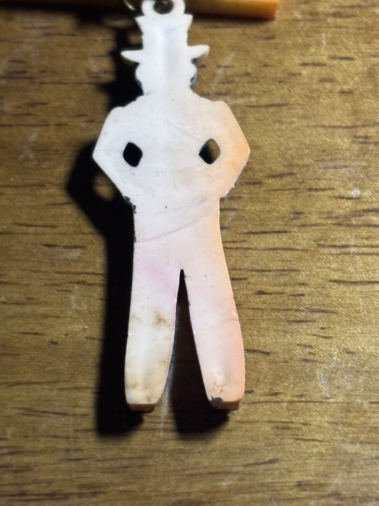 WWII “He’s My Uncle” Pin: Celluloid, Bakelite Uncle Sam