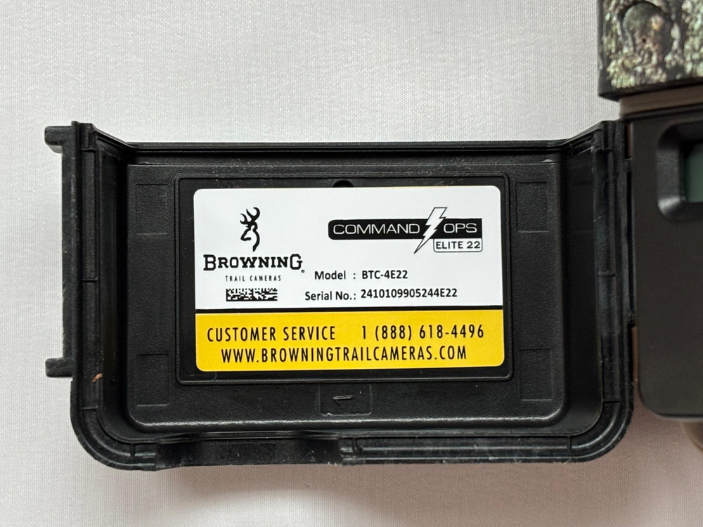BROWNING Command Ops Elite 22 Trail Camera 22MP Model : BTC-4E22
