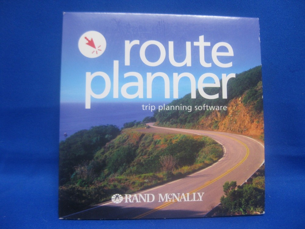 2001 Rand McNally Route Planner Trip Planning Software CD