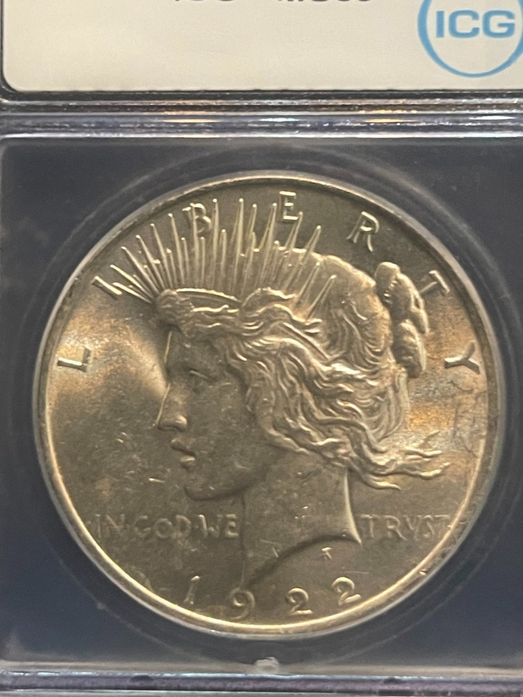 1922 PEACE DOLLAR MS 63