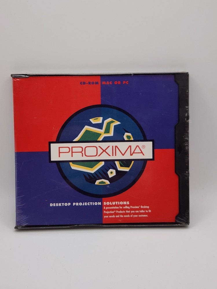 PROXIMA CD-ROM Desktop Solutions For Mac Or Pc  Brand New- C97