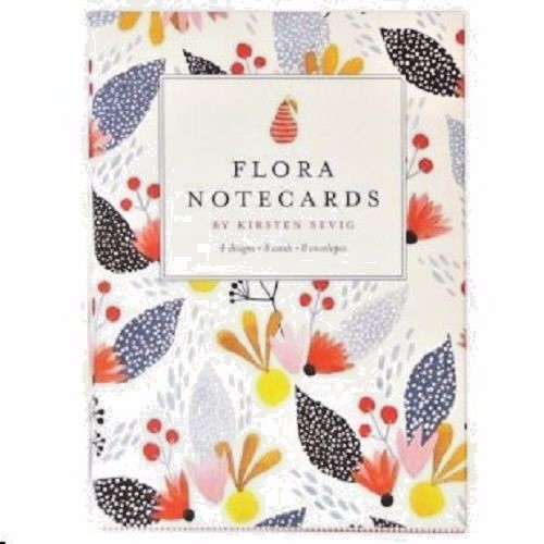 Flora Notecards Set, NEW