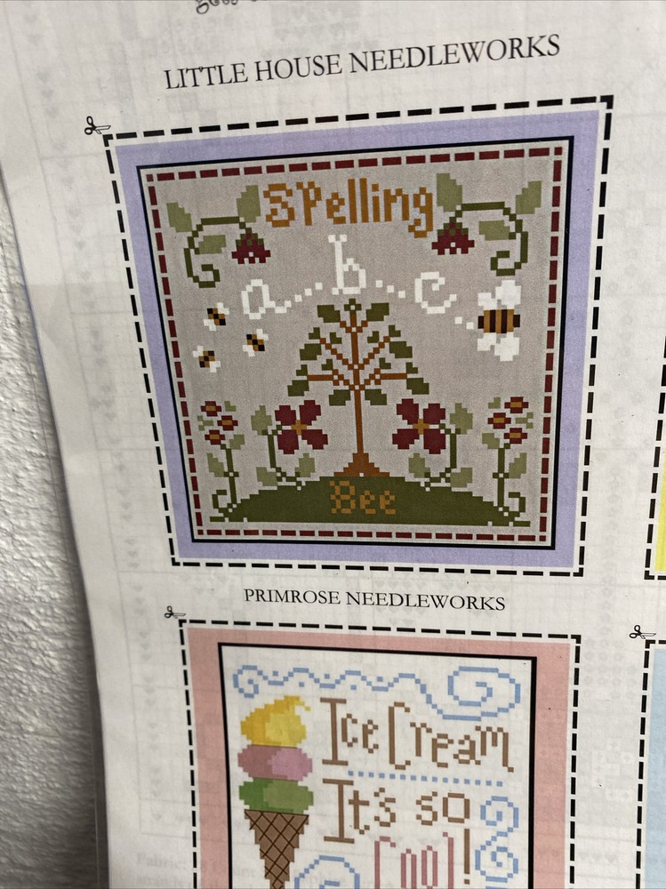 Hoffman 2009 Summer Showcase Cross Stitch Pattern Leaflet OOP