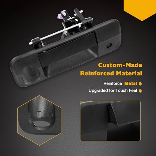 81214 Metal Upgraded Tailgate Handle Liftgate Latch Handle with Rear Camera