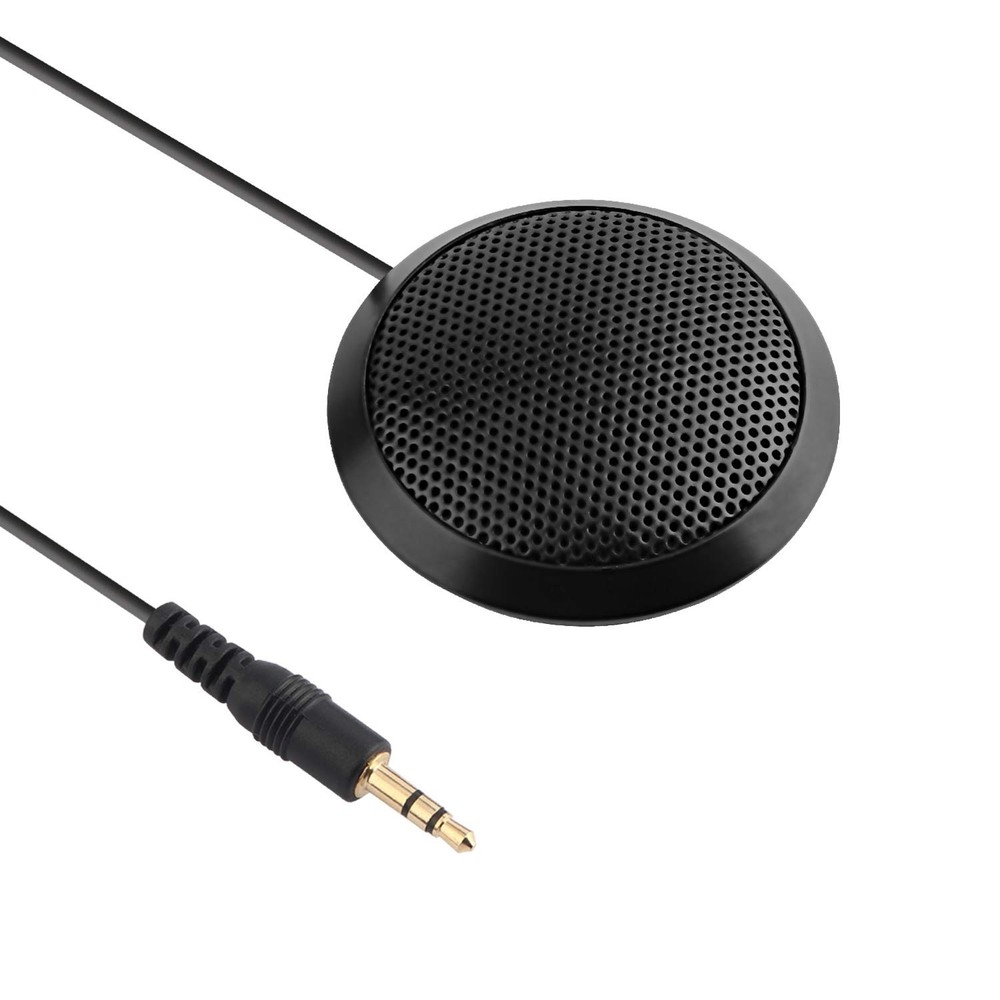 Dreokee Conference Microphone 3.5mm Desktop Computer Mic for 3.5mm, Black