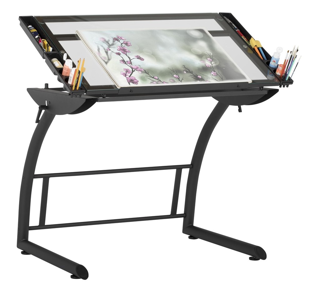 SD Studio Designs Triflex Drawing Table, Sit to Stand Up Adjustable Office Ho...