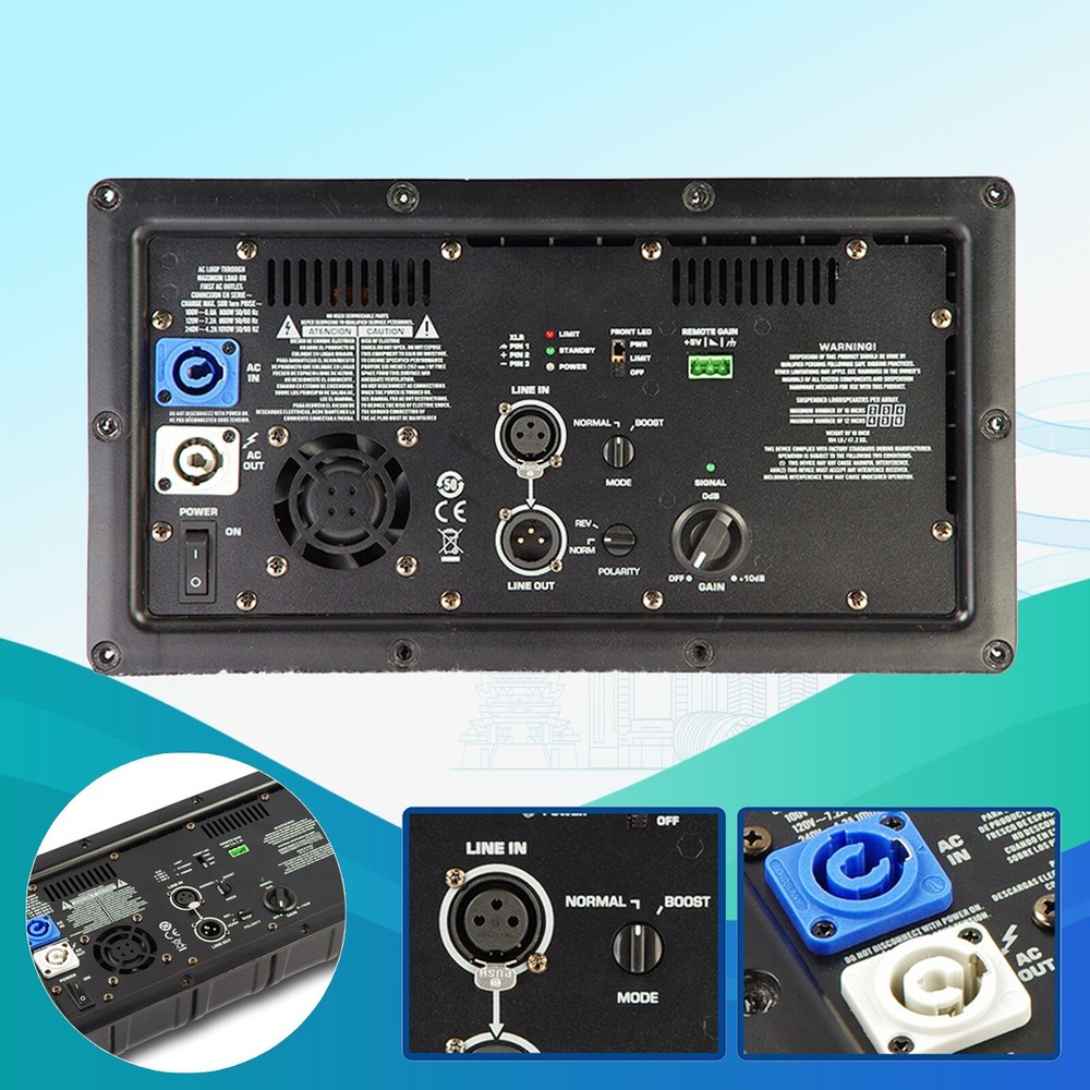 Professional Power Module Subwoofer Continuous Class D Active Power Amplifier