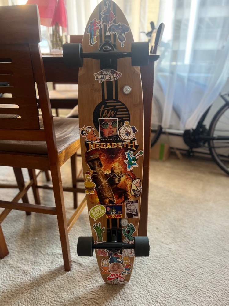 Ten Toes Longboard Skateboard - 44” Long