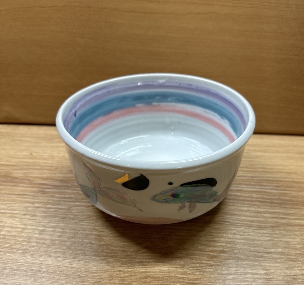 Handmade Ceramic Bowl  Dated 1996 Excellent Condition