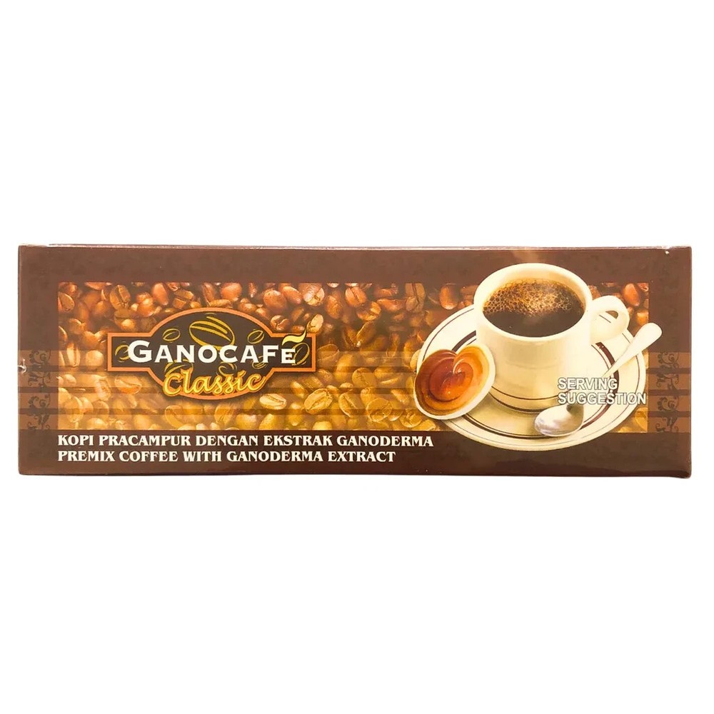 Gano Excel Classic Instant Black Coffee with Ganoderma Lucidum Extract- 30 Count