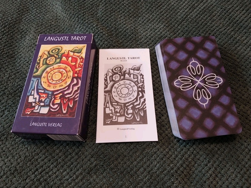 LANGUSTL TAROT DECK 2008 WITH CARD SIGNED BY AUTHOR