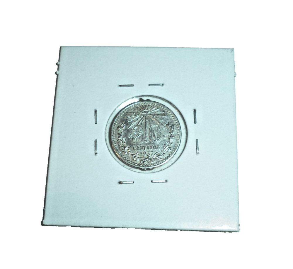 1937 20C Mexico Twenty Centavos