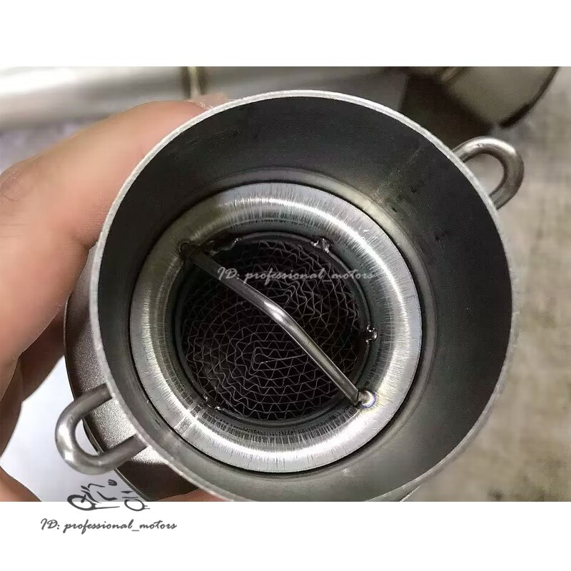 60mm Universal Exhaust Baffle Muffler DB Killer Insert Link Pipe Silencer 2.36"