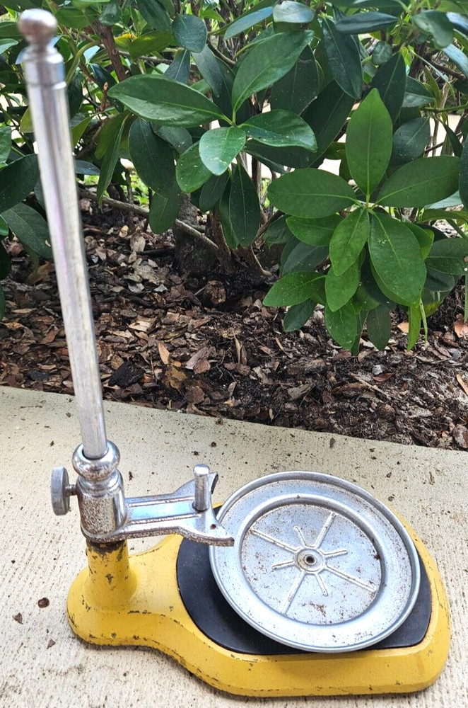 Vintage Ceramic Spinning Base Mixer Bowel with Adjustable clamp piece