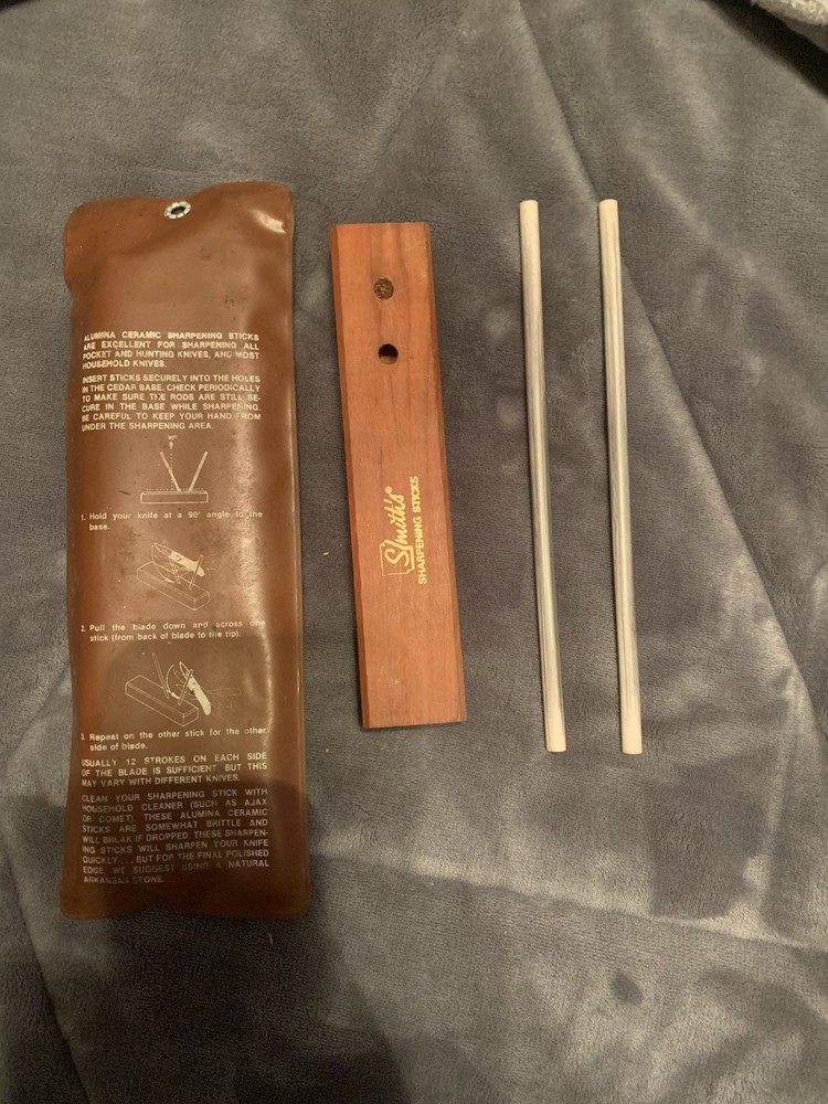 Vintage Smiths Sharpening Sticks Ceramic Rods