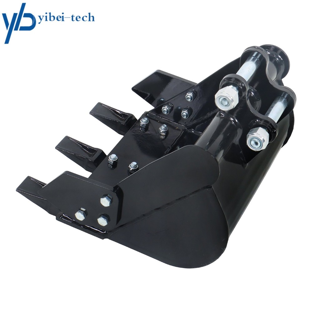 Mini Excavator 400mm Tooth Bucket Digger Machine Attachment With Teeth