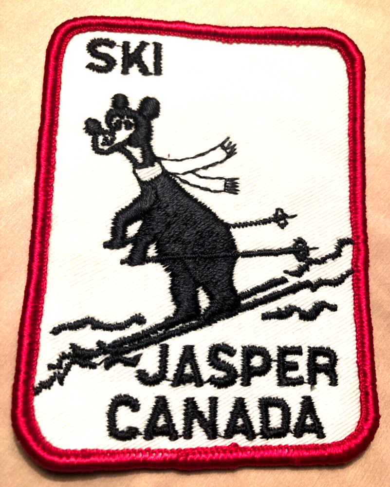 RARE Ski Patch - Ski Jasper Canada