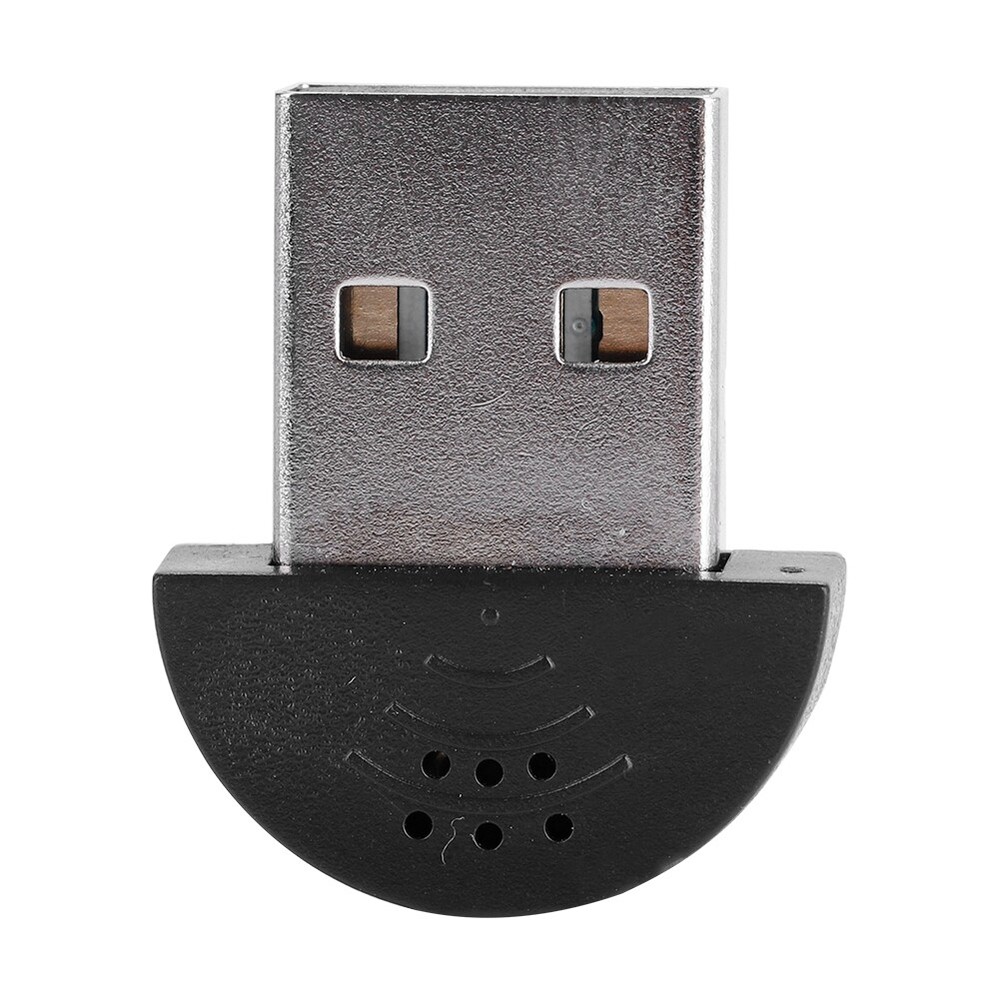 USB Mini Studio Speech Microphone Recording Audio MIC Adapter For Computer LAM