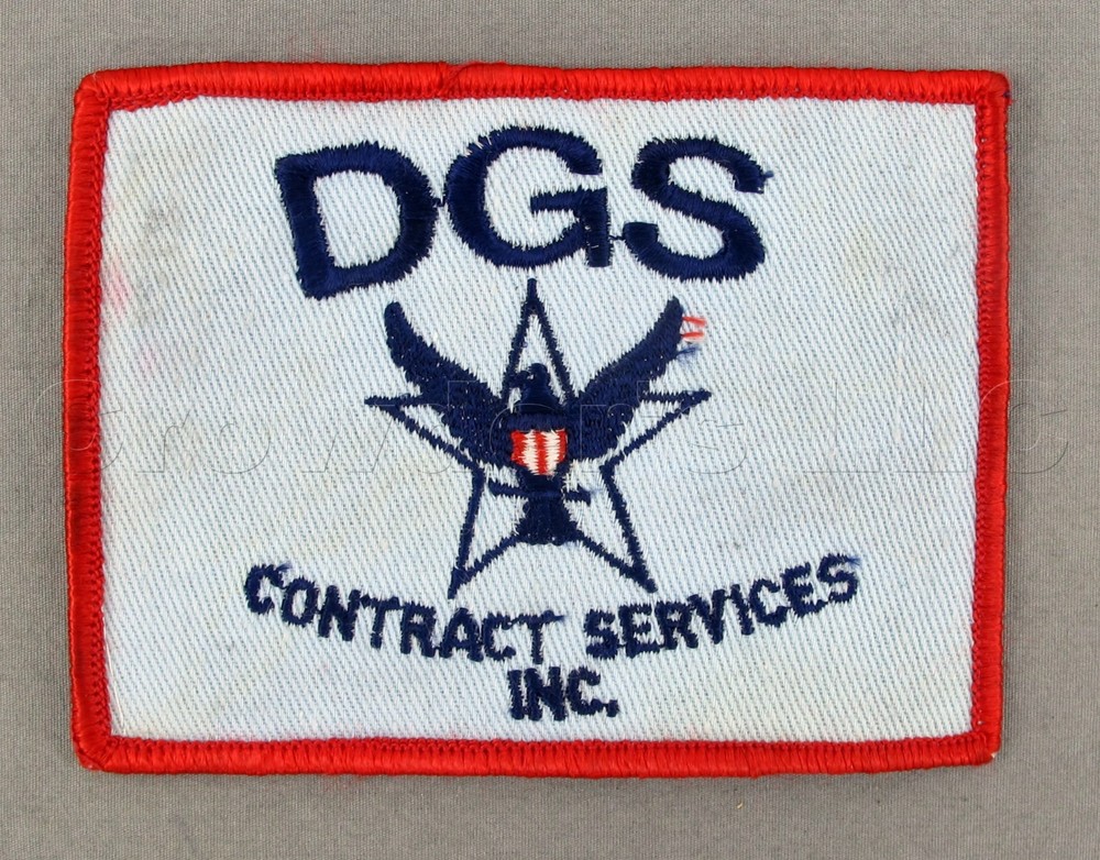 Department of General Services DGS Contract Services Inc. Eagle Emblem Patch