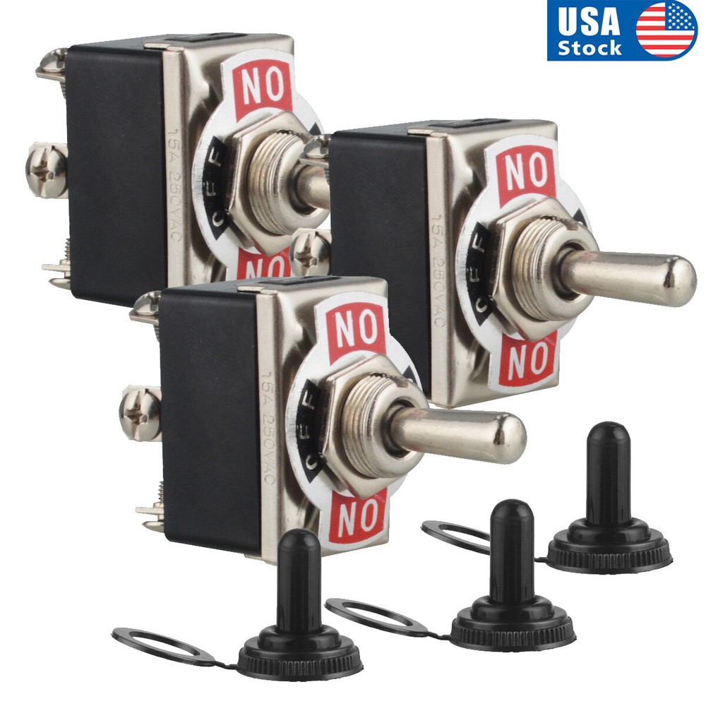 Heavy Duty 20A Toggle Switch Control DPDT 2 Pole Double Throw 6 Term On/Off 1-3x