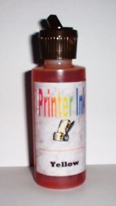 8 oz bulk Yellow ink refill any brand printer