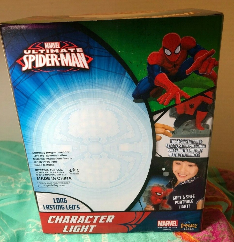 NEW ~ IMPERIAL ~ MARVEL ULTIMATE SPIDER-MAN ~ CHARACTER LIGHT ~ AGE 3+