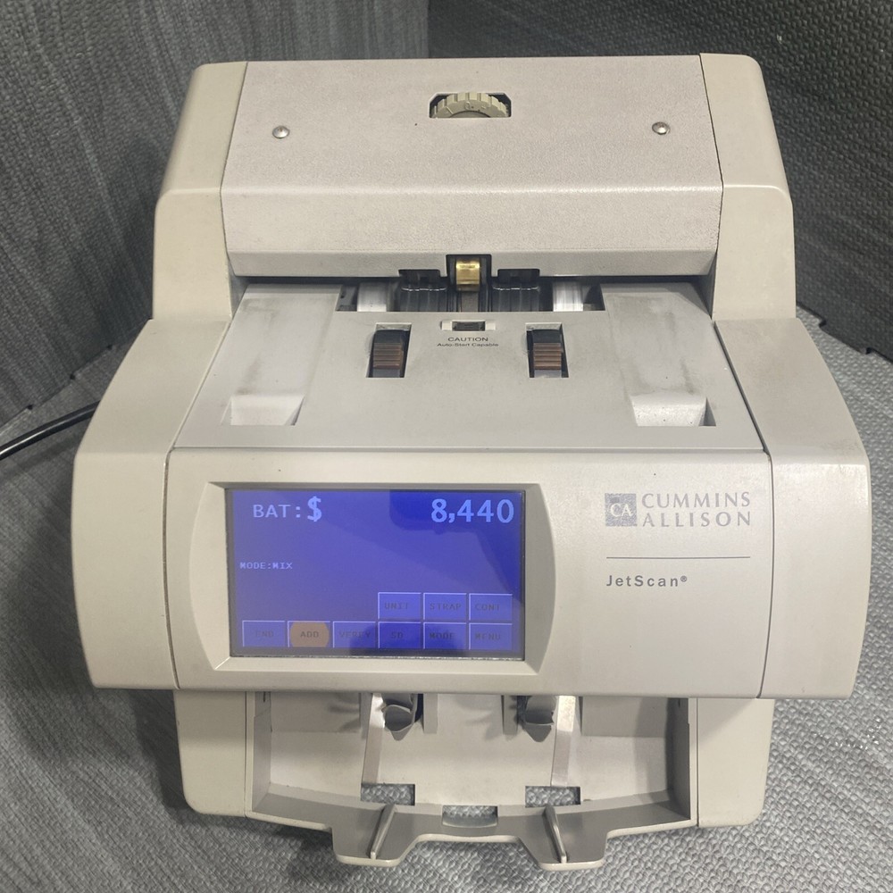 Cummins Allison JetScan 4068 ES Bill Counter Working