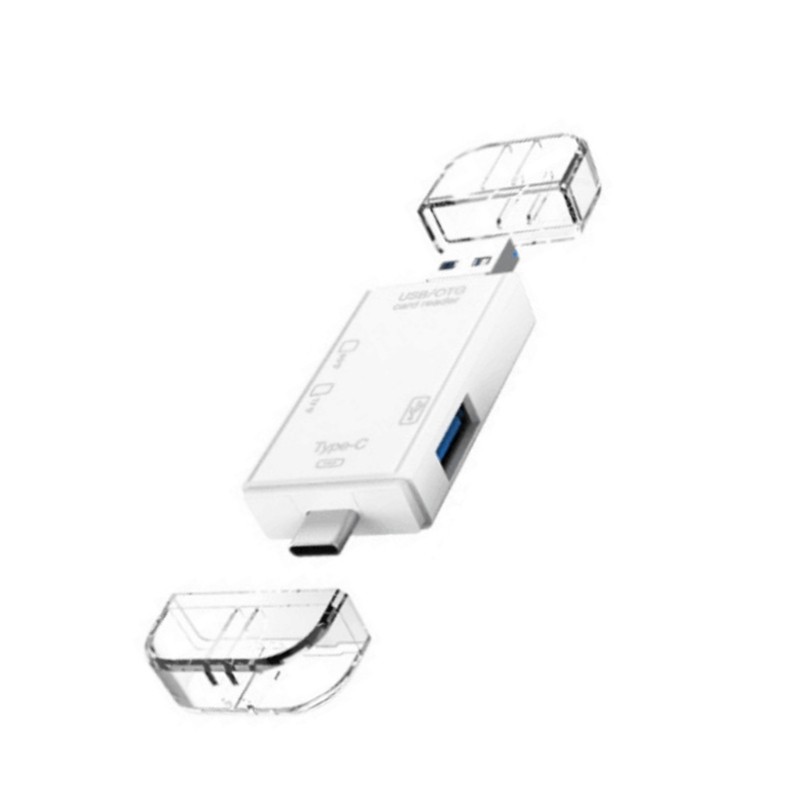 Universal USB C SDTF SDXC MicroSDs Card Reader OTG Supported for Fast Data