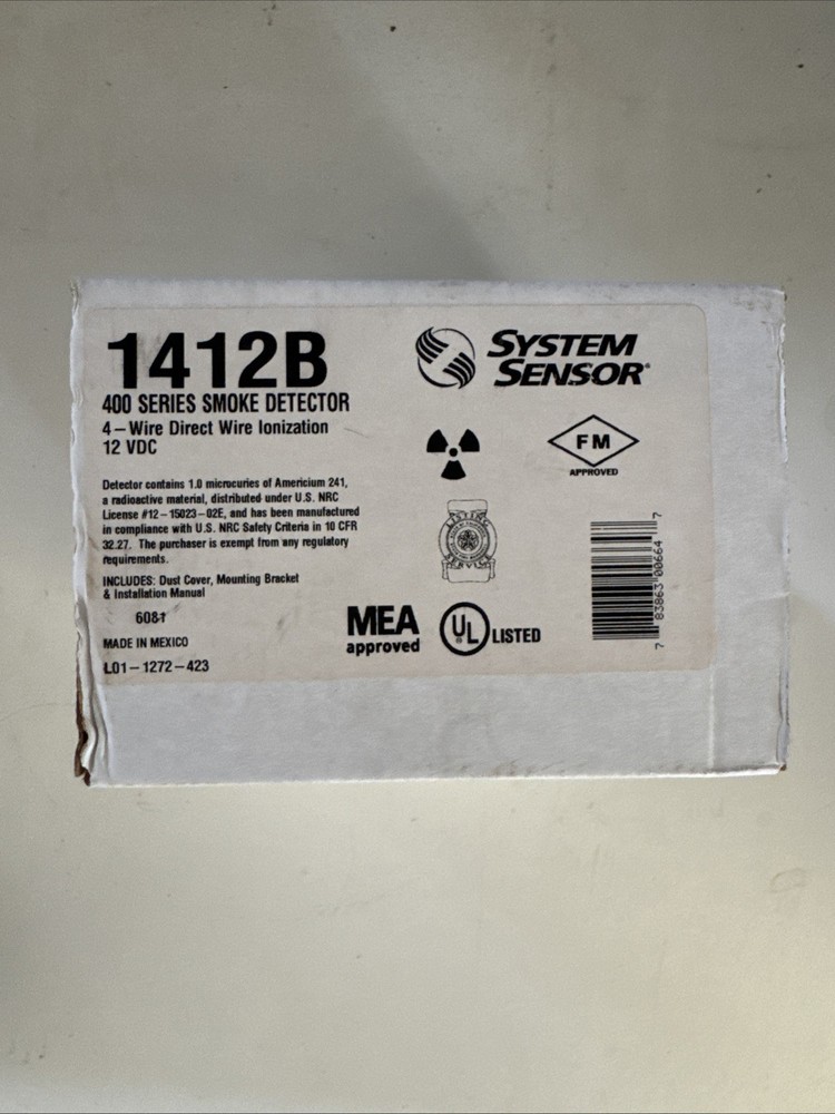 System Sensor 400 Series Smoke Detector (1412B)
