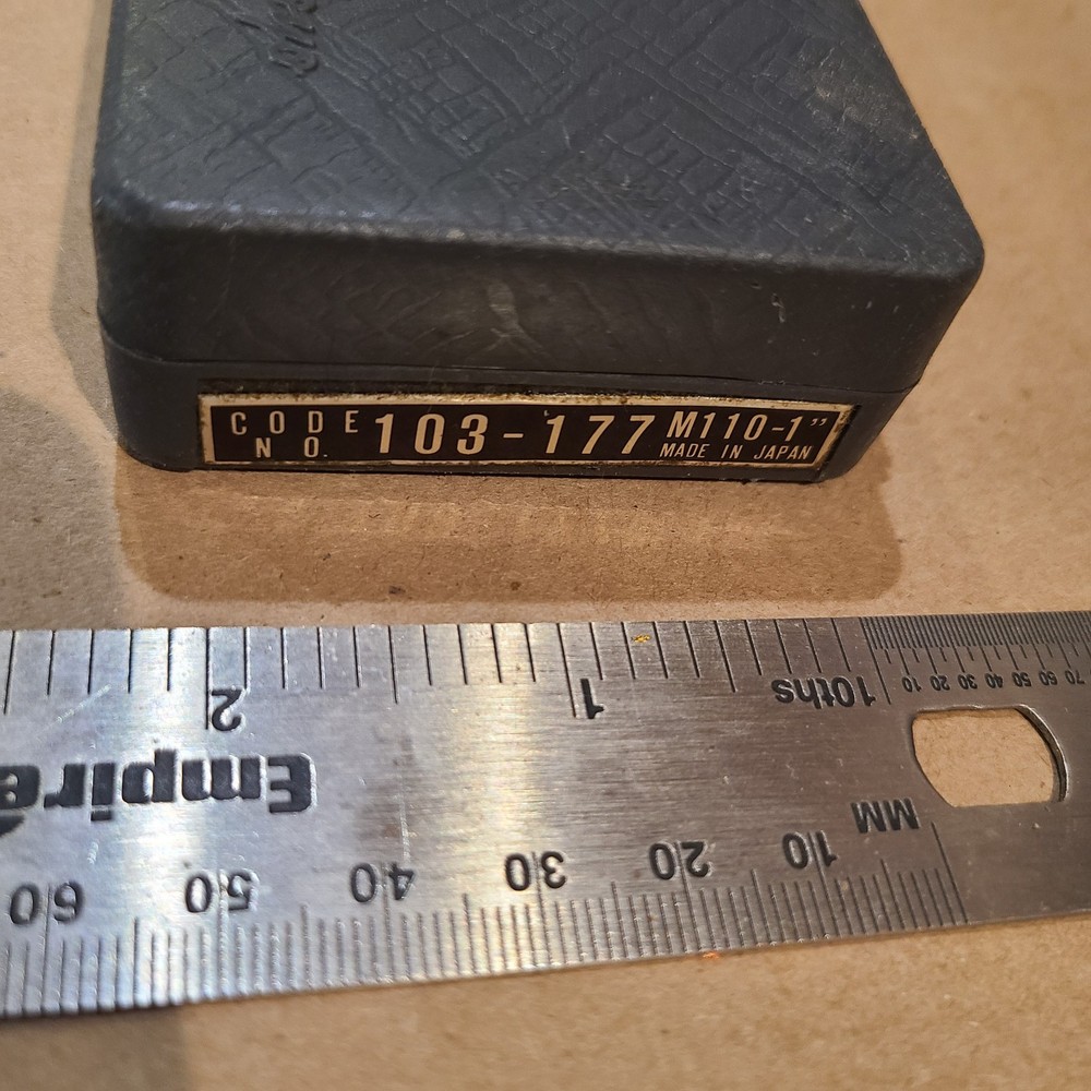 Mitutoyo 103-177micro meter Series 103 Outside Micrometer