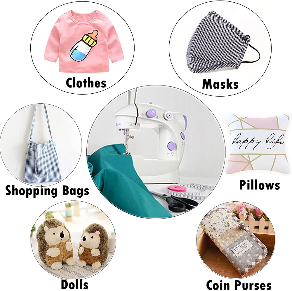 MINI ELECTRIC SEWING MACHINE 2 Speed Portable Handheld Beginners Kids