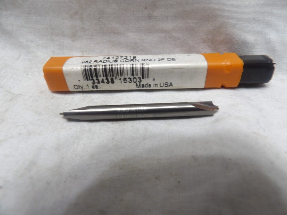 Hertel .062 Radius Corner Round 2F DE Cutter