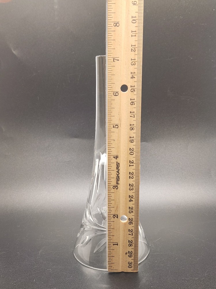 Crystal Glass Fluted Etched 8" Bell Elegant