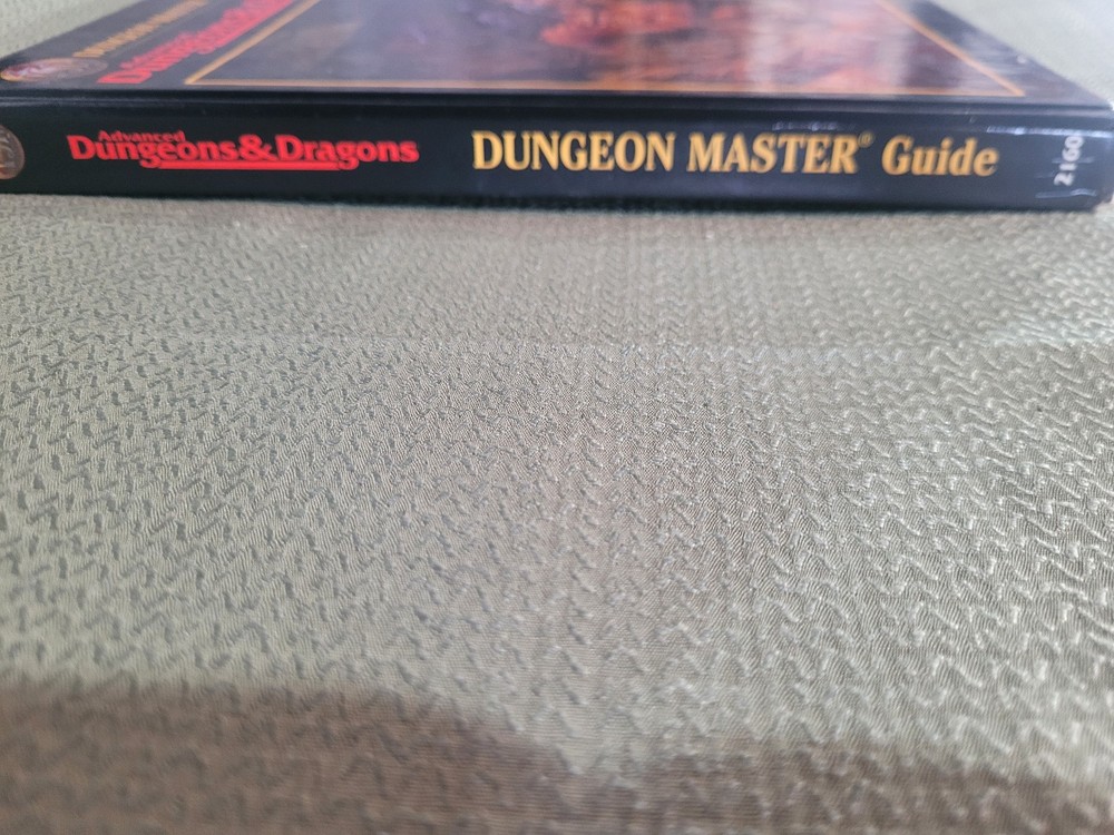 TSR 2160 AD&D Dungeon Master Guide 2E First Printing Hardcover Good