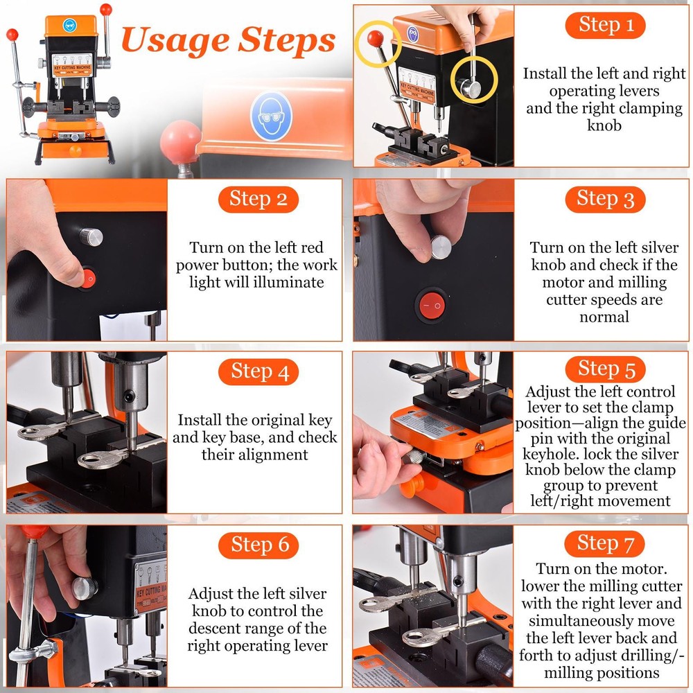Multifunctional Vertical Cutter Cutting Machine Drilling Machine Storage Drawer