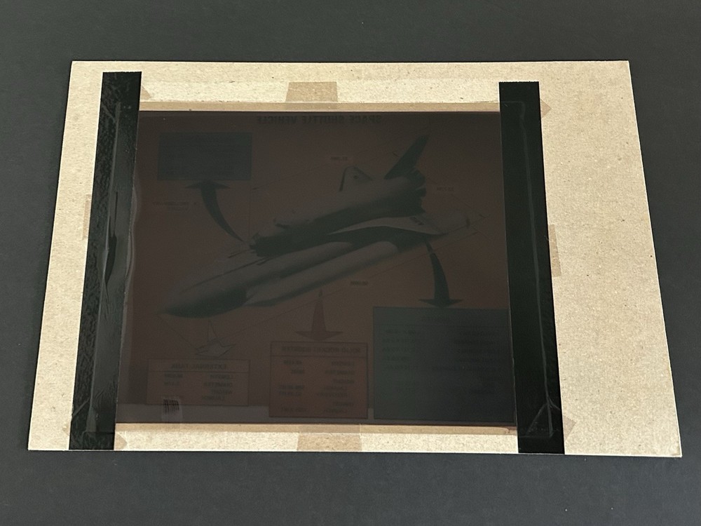 1978 NASA KSC Space Shuttle Vehicle Specifications Presentation Transparency-431