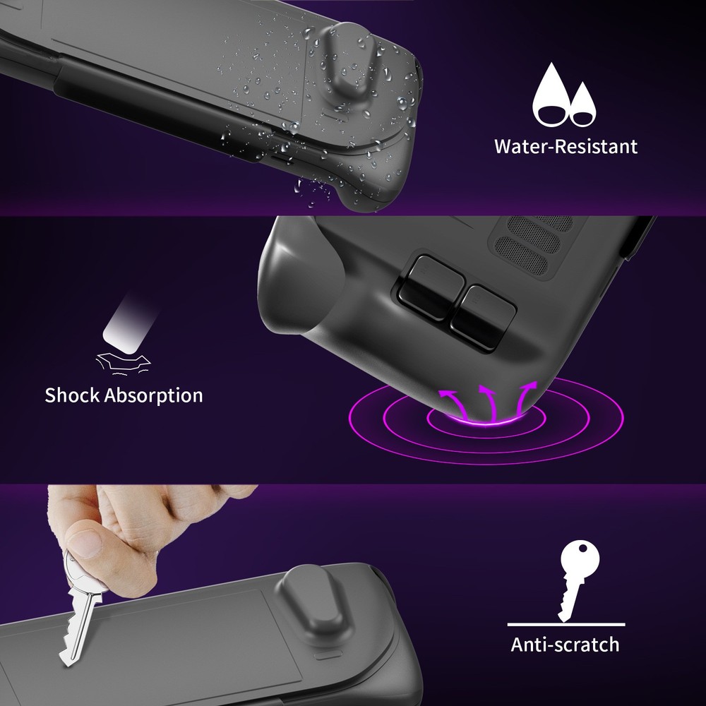 Slim Case Removable Face Cover Dust Proof Protective Case For Steam Deck