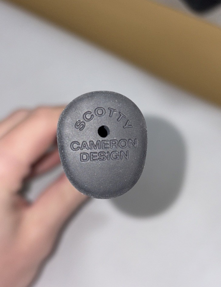Scotty Cameron Pistolini Plus Gray/Red Textured PRO PULL