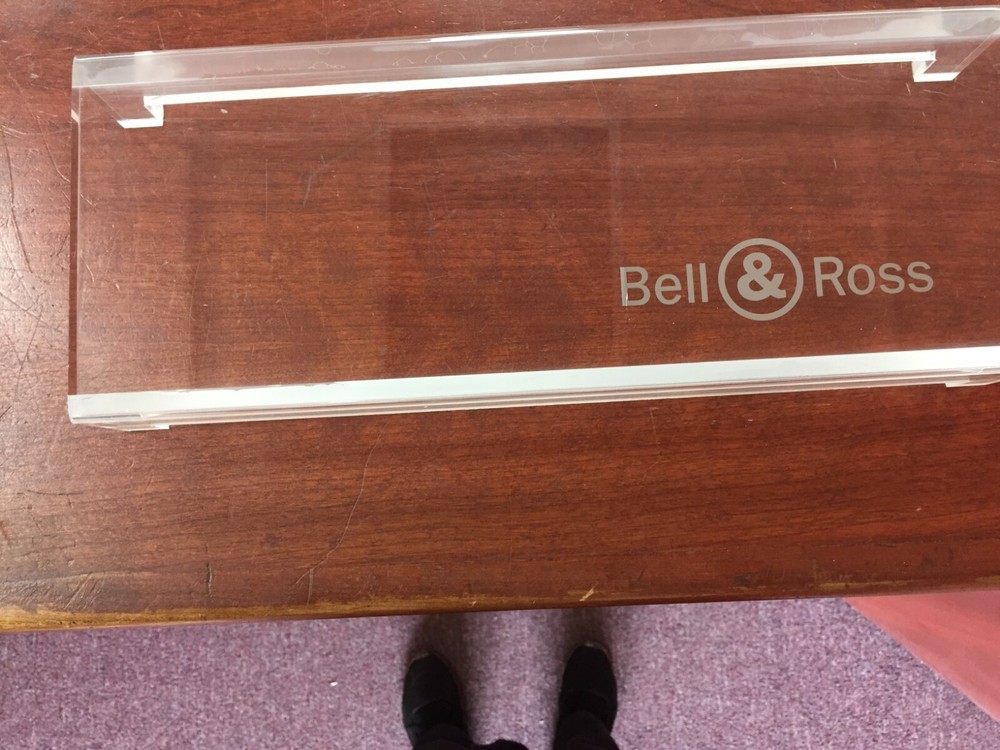 DECORATIVE ACRYLIC WATCH DISPLAY BASE BELL & ROSS